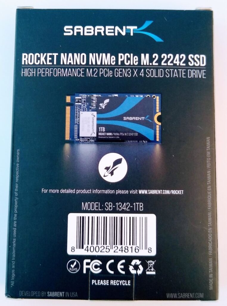 Sabrent Rocket Nano NVMe Review: Good Things Come In Small Packages