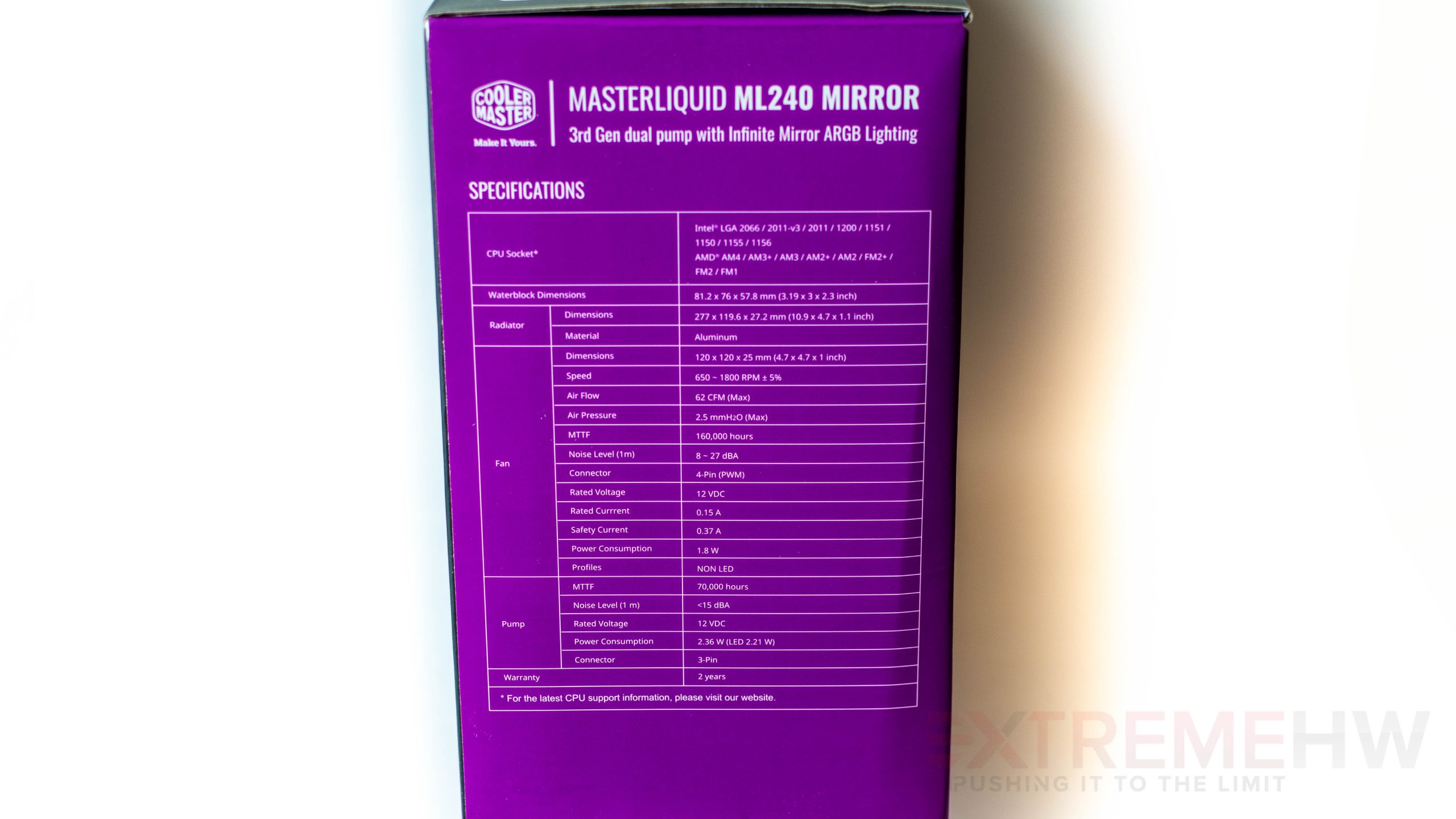 Cooler Master MasterLiquid ML240 Mirror AIO Review