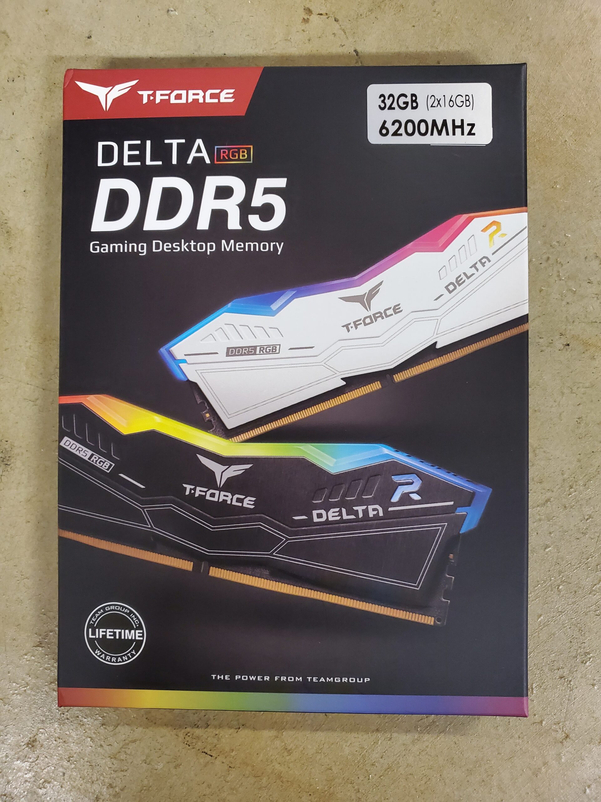 DELTA RGB DDR5 VALKYRIE Edition DESKTOP MEMORY 32GB(2x16GB) 6000MHz CL38