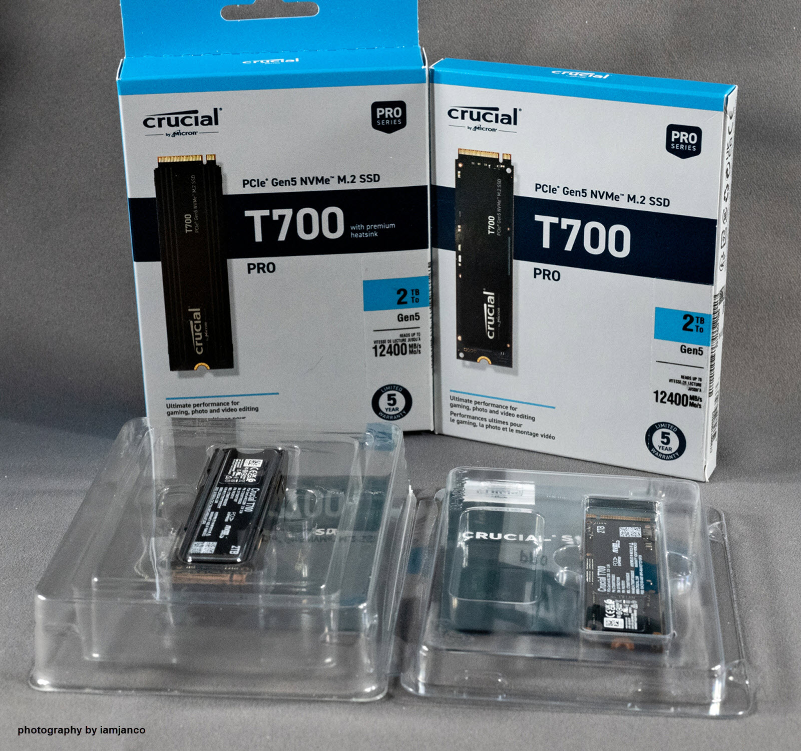 Comparer les prix : Crucial T700 4To Gen5 NVMe M.2 SSD avec
