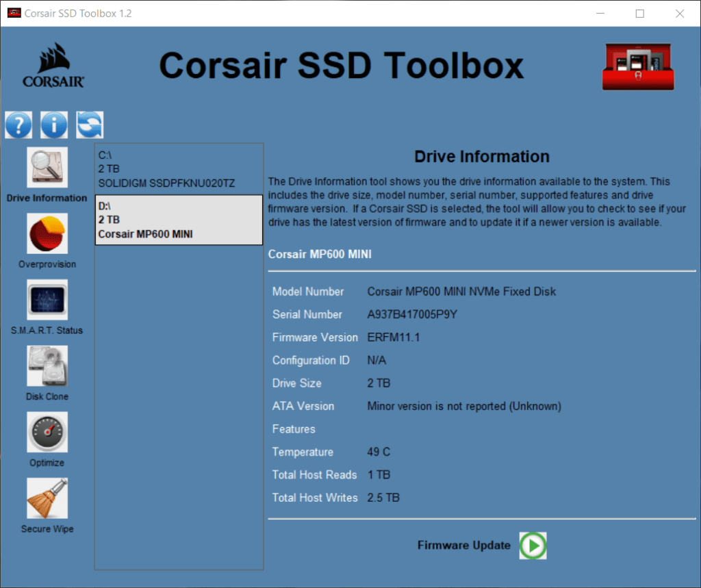 Corsair MP600 Mini 2TB SSD Review